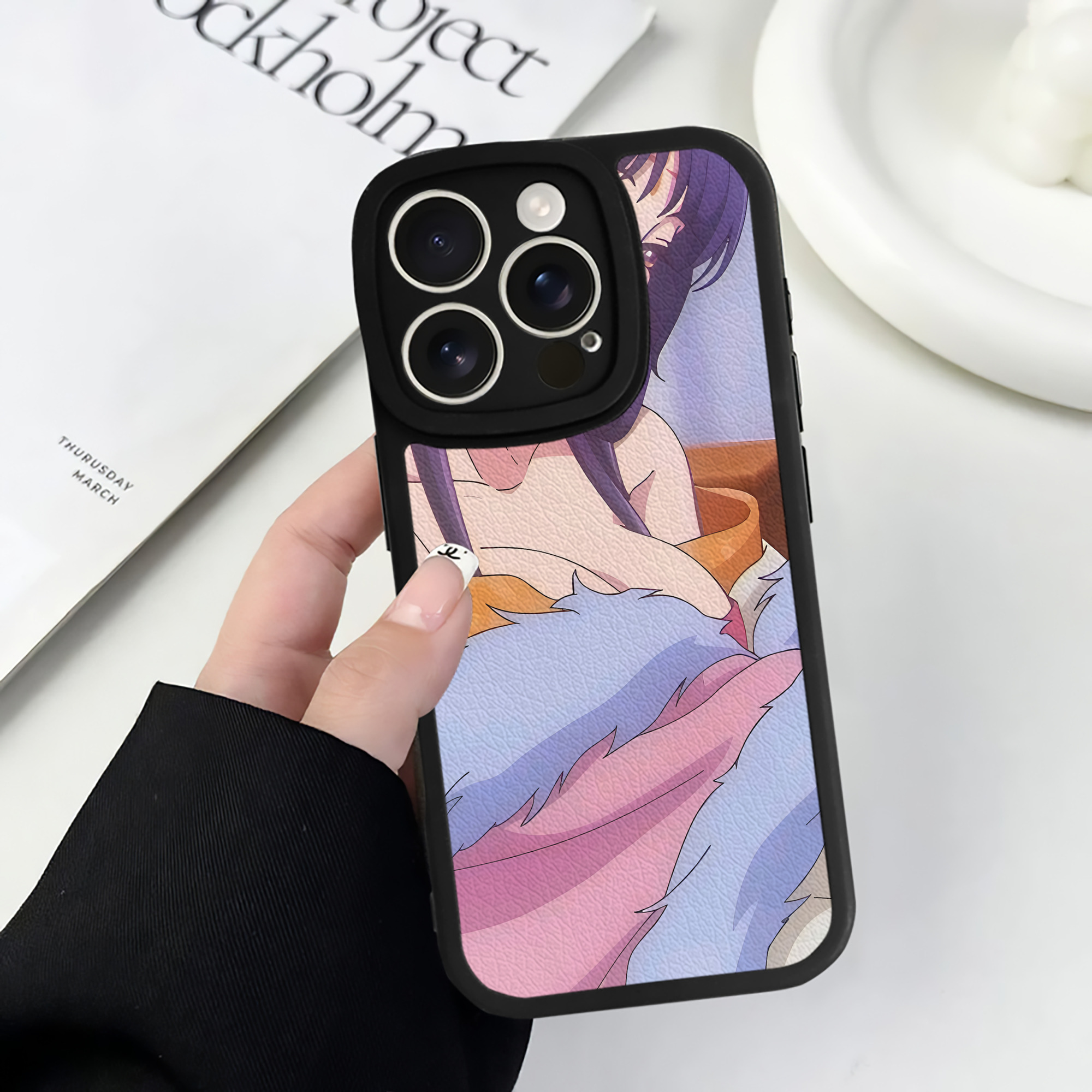 薬屋のひとりごと The Apothecary Diaries 【iPhone 16シリーズ対応】シリコンスマホケース（レザー調） 材質：シリコン